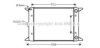 AVA QUALITY COOLING VW2005 Radiator, engine cooling